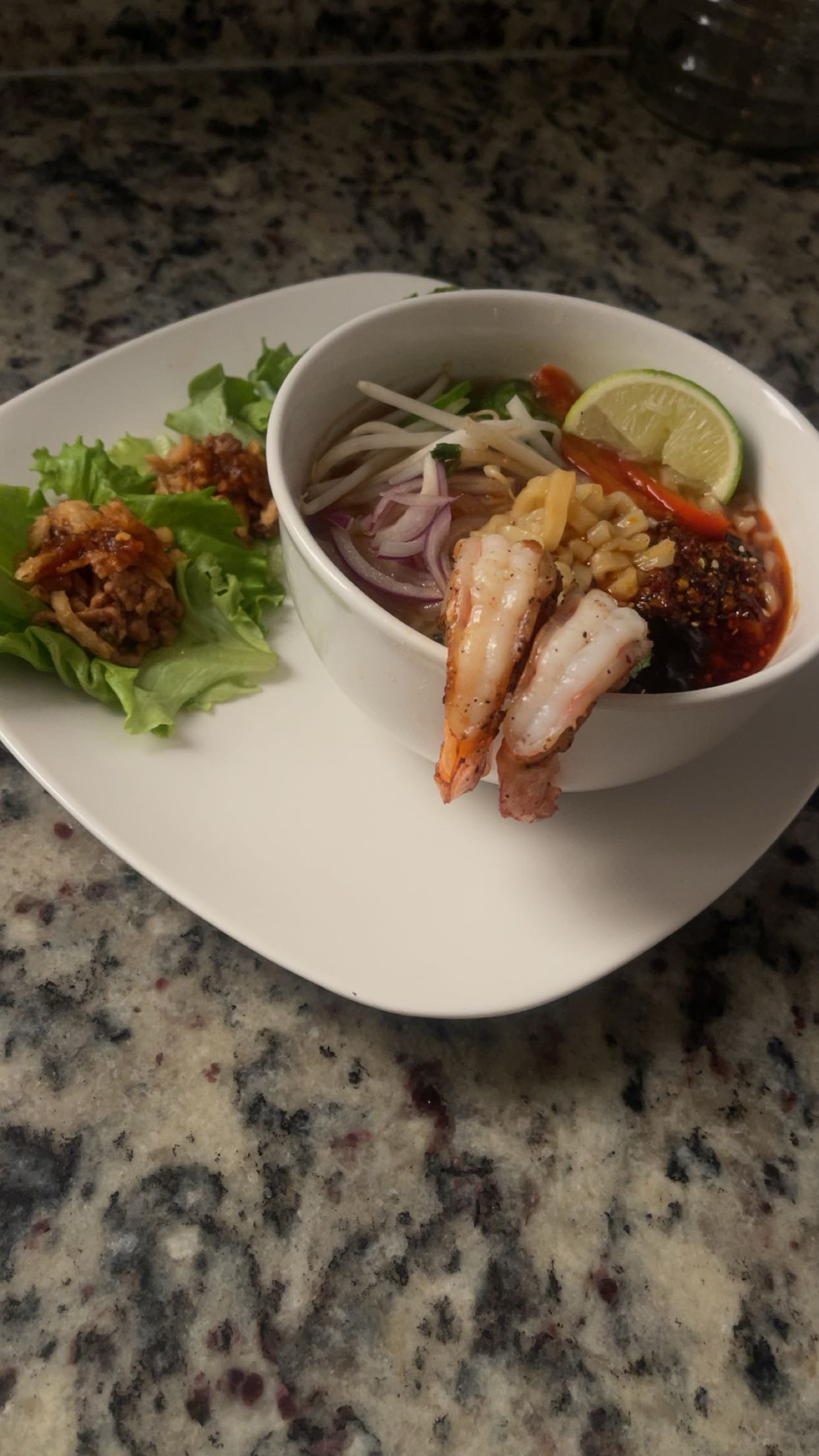 Curated plated food experience