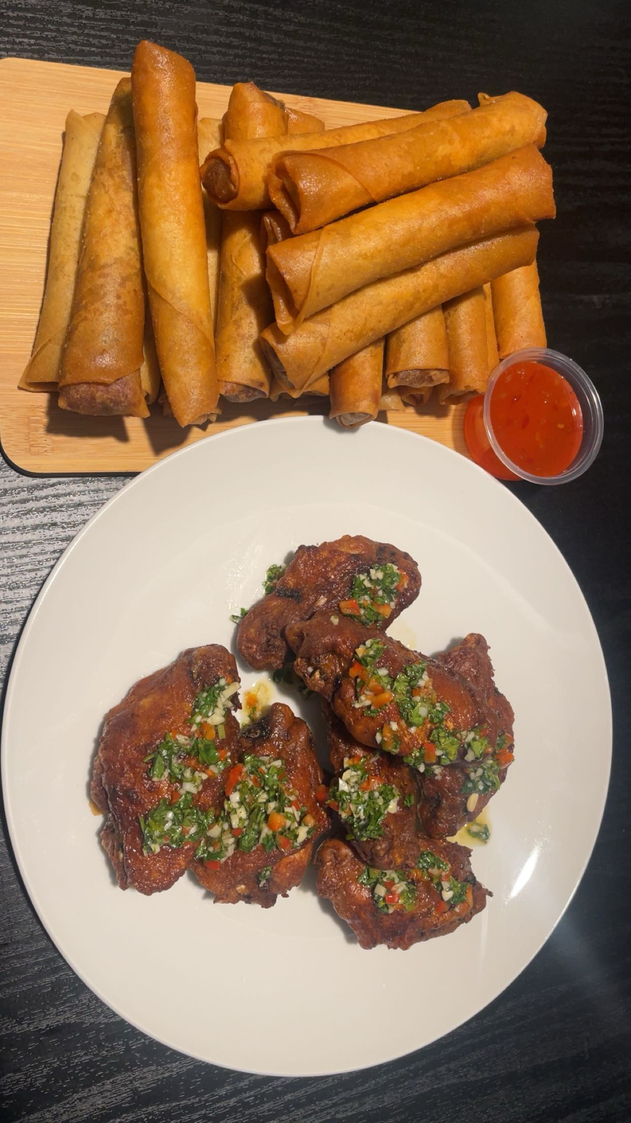 Signature Gold Rolls and chef-prepared food